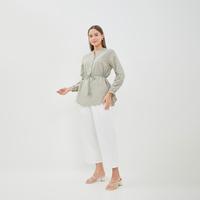 Gambar Geela Official - Alesya Dark Green Tunic (G.1751) | Tunik Wanita - hijau, s dari Geela Fashion Kab. Boyolali 4 Tokopedia