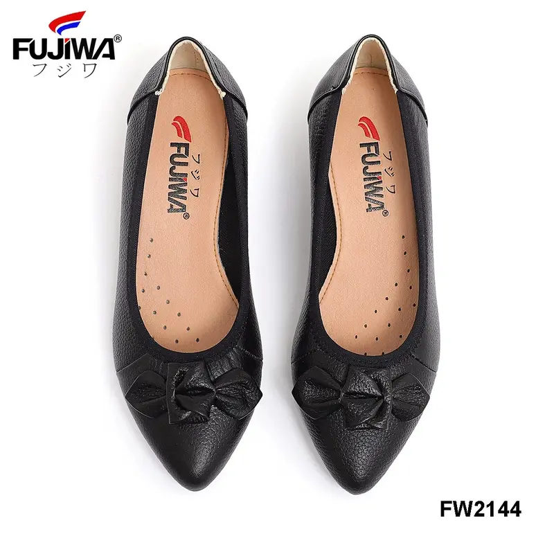 Giày Nữ Da Bò Cao Cấp Fujiwa - FW2144 Women's Shoes Đế Cao 5cm Dành Cho Nữ Đi Làm Đi Chơi 2