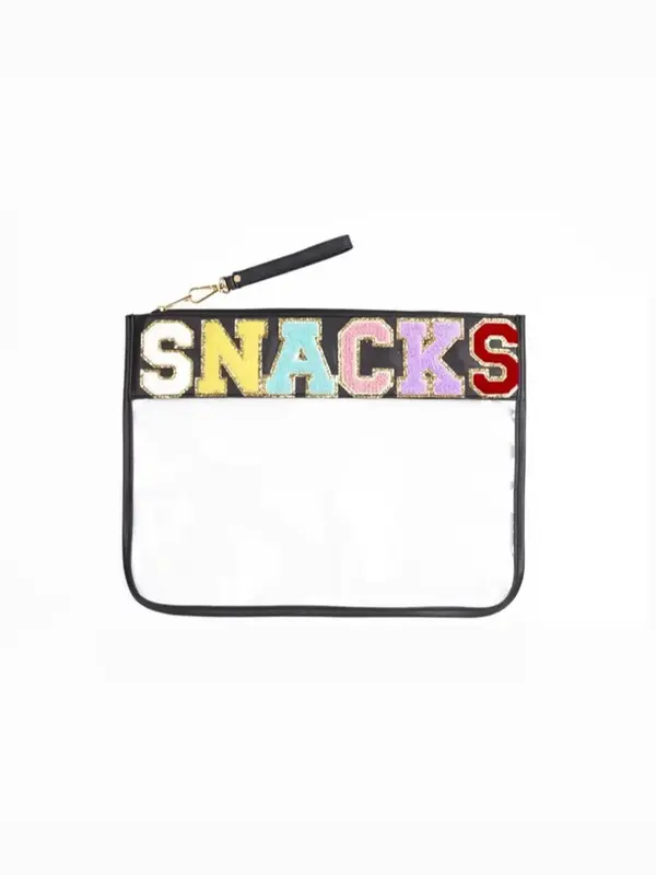 Cute Letters Design Makeup Bag, Novelty Transparent Makeup Bag, Zipper Versatile Cosmetic Storage Bag for Women & Girls for Daily & Travel Use 7