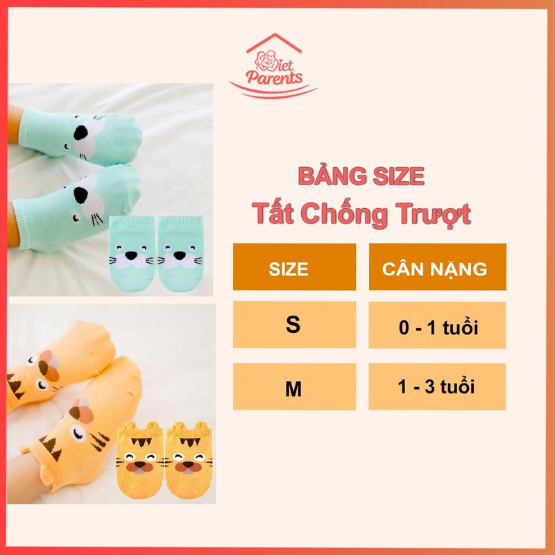 Product Introduction of Tất Chống Trượt Cho Bé Tập Đi - Loại Vớ Tập Đi Hình Thú Phong Cách Hàn Quốc Cổ Ngắn 3