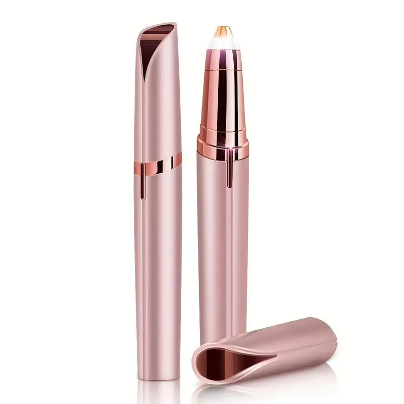 Portable Electric Eyebrow Shaver, USBRechargeable Eyebrow Trimmer, Painless Eyebrow Shaver for Lips, Body, Arms, Beard, Fine Hair and Chin, Christmas Gift, Shaving Products Clipper Razor