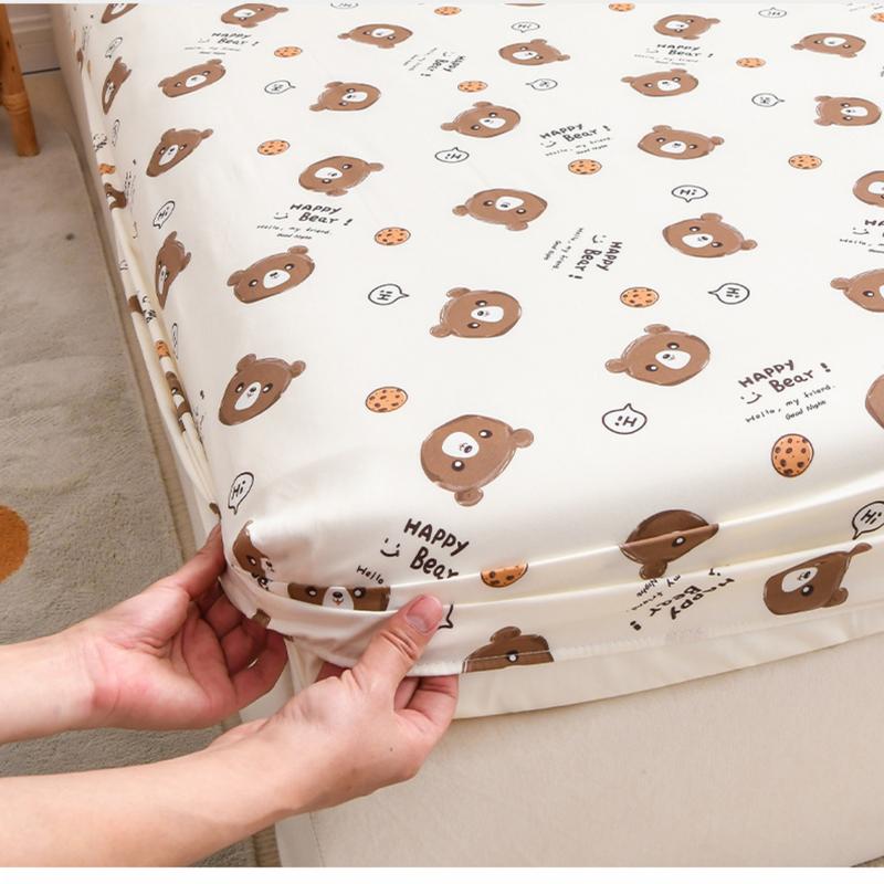 Product Introduction of Cartoon Fitted Sheet Cotton Children Sheets Single Bedspread Pillowcase Pure Cotton Bedspread 25