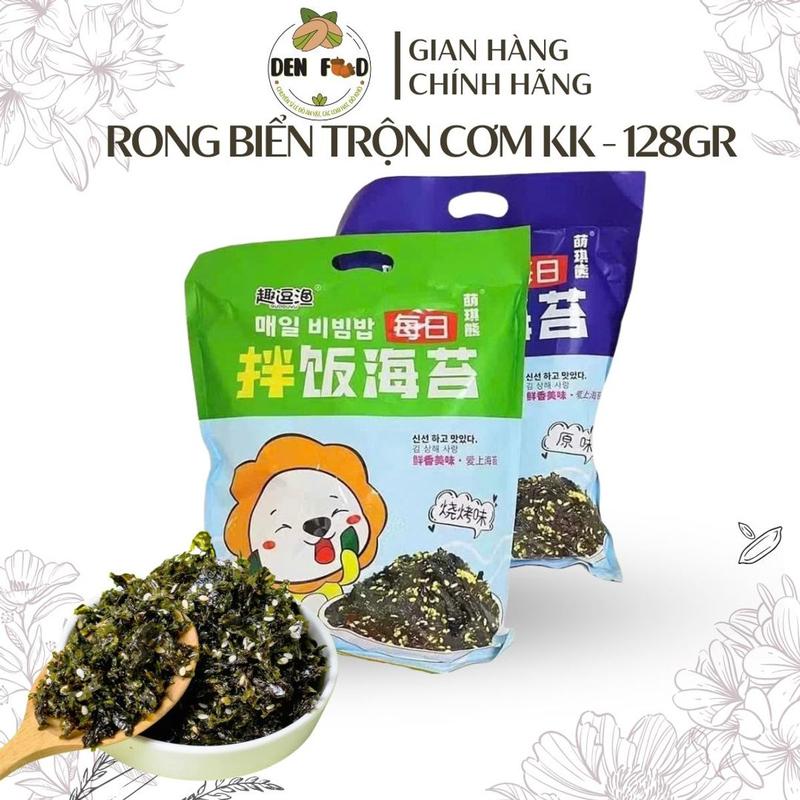 Rong Biển Trộn Cơm Sư Tử Khổng Lồ KK Gói 128Gr - Ăn Vặt Denfood Snack