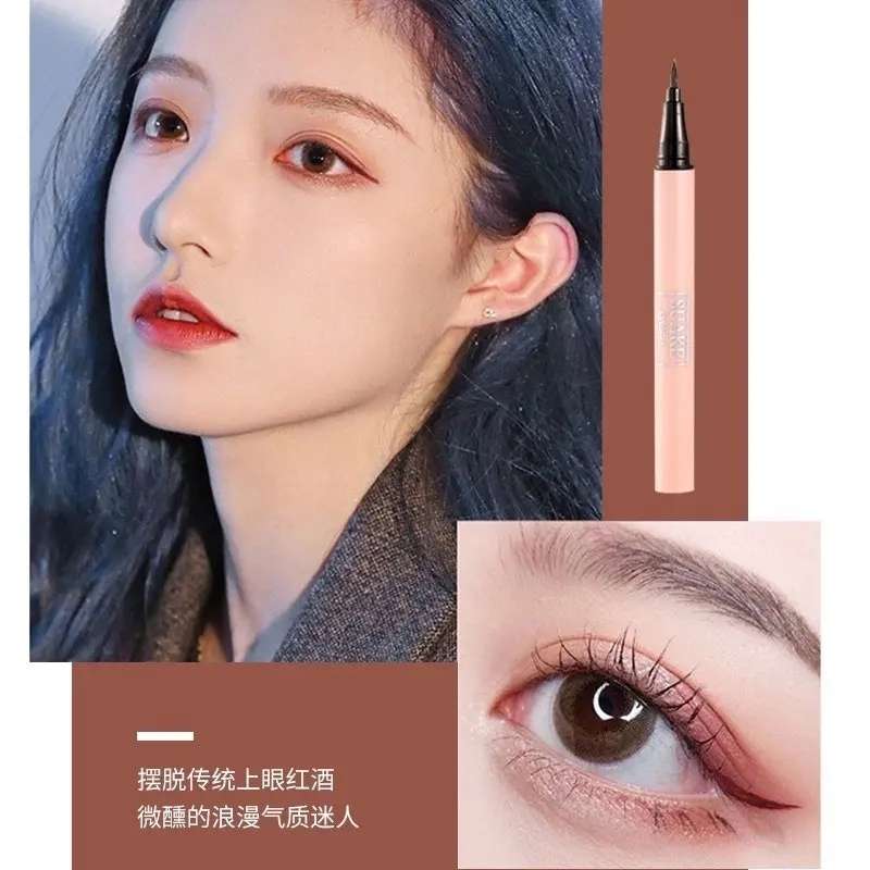 Bộ Trang Điểm Mắt, Bộ 3 Món, Mascara Làm Đẹp, Bút Kẻ Mắt, Dụng Cụ Uốn Mi, Lâu Trôi, Không Thấm Nước, Màu Đen Và Nâu, Trang Điểm Làm Đẹp Tự Nhiên 5