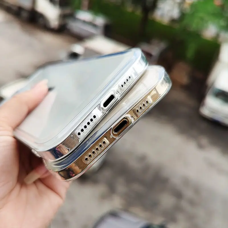 SP 0001 Case Armour HardCase Transparan For IPh0ne 7/8/SE2/7+/X//XS/XSMAX/XR/11/11PRO/11PROMAX/12/12PRO/13/13PRO/13PROMAX 3