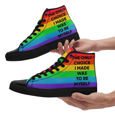 Lgbtq Gay Pride Coach Shoes NIB Coach Ulyssa Rubber Rainbow Pride