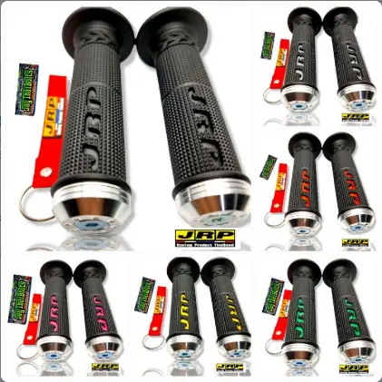 JRP RUBBER HANDLE GRIP BAR END FOR MOTOR Free Keychain and Sticker