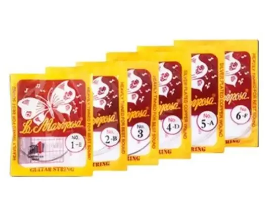 La Mariposa guitar strings 0 to 6 Retail and Sold  per piece or BY SET