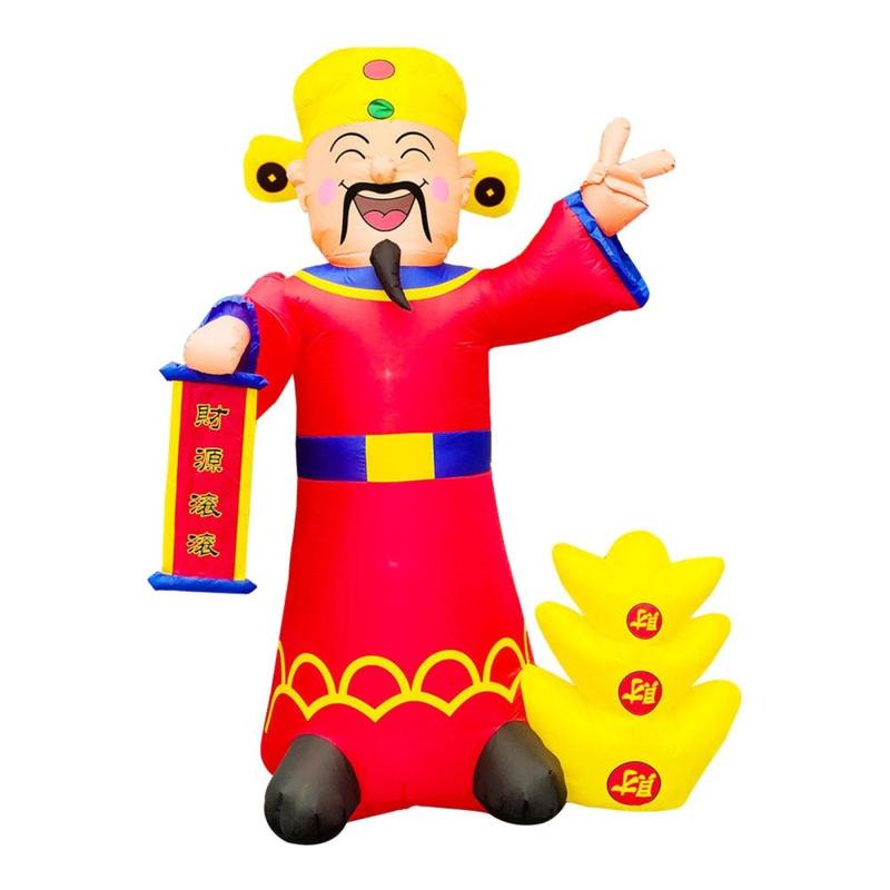 240cm Tall Chinese New Year Inflatable Toy US Plug for Porch - TikTok ...