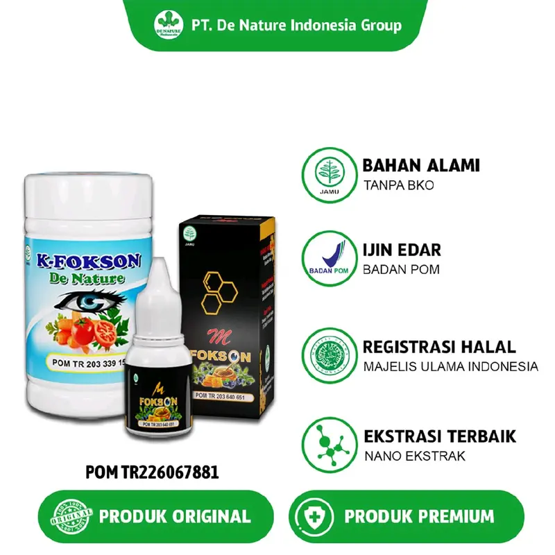 K-FOKSON BONUS MFOKSON PRODUK MATA BURAM - MINUS - MINES - GLUKOMA / MATA BERLEMAK - PANDANGAN BERBAYANG - KATARAK - SILINDER-RABUN SENJA JAUH DEKAT-MATA GATAL BERAIR adalah paket kesehatan mata yang bisa membantu meringankan gejala sakit mata Eye 1