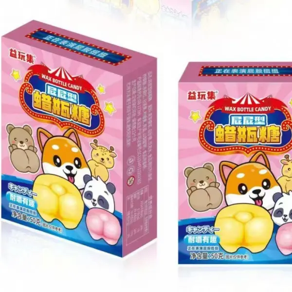 New Fruit Syrup Candy Snack Sweet Wax Bottle Sugar Candy Snack Wholesale