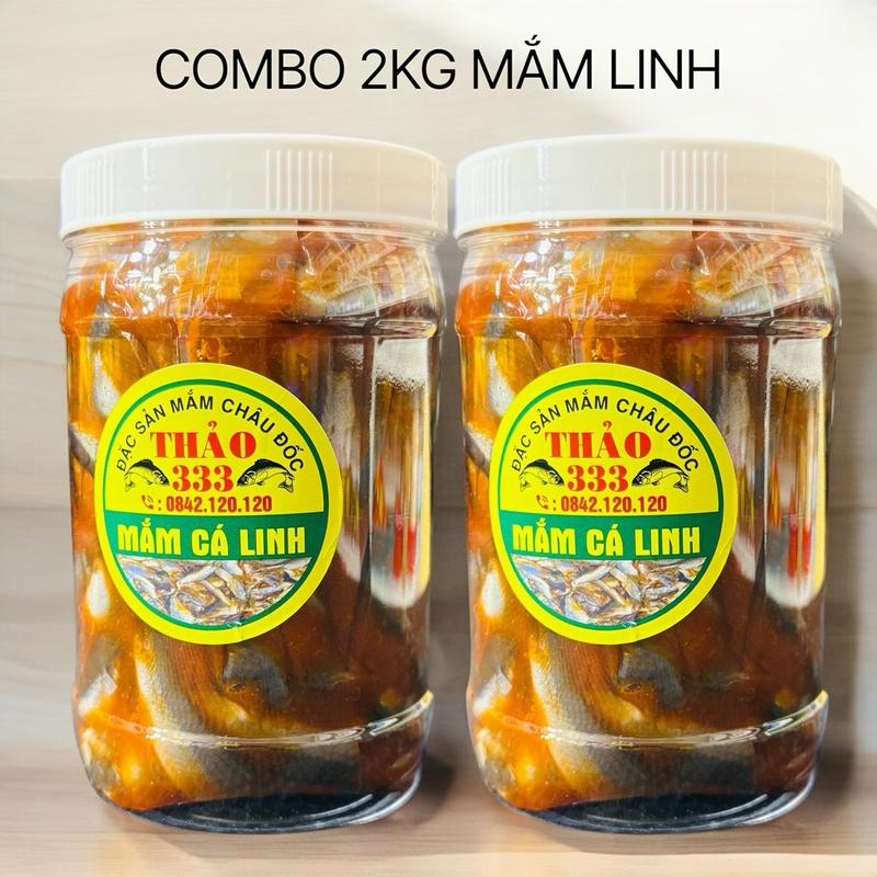 Combo 2Kg Mắm Cá Linh - Mắm Châu Đốc Vị Mặn Dịu - Dùng để nấu lẩu mắm mắm kho chưng thịt hột vịt Food