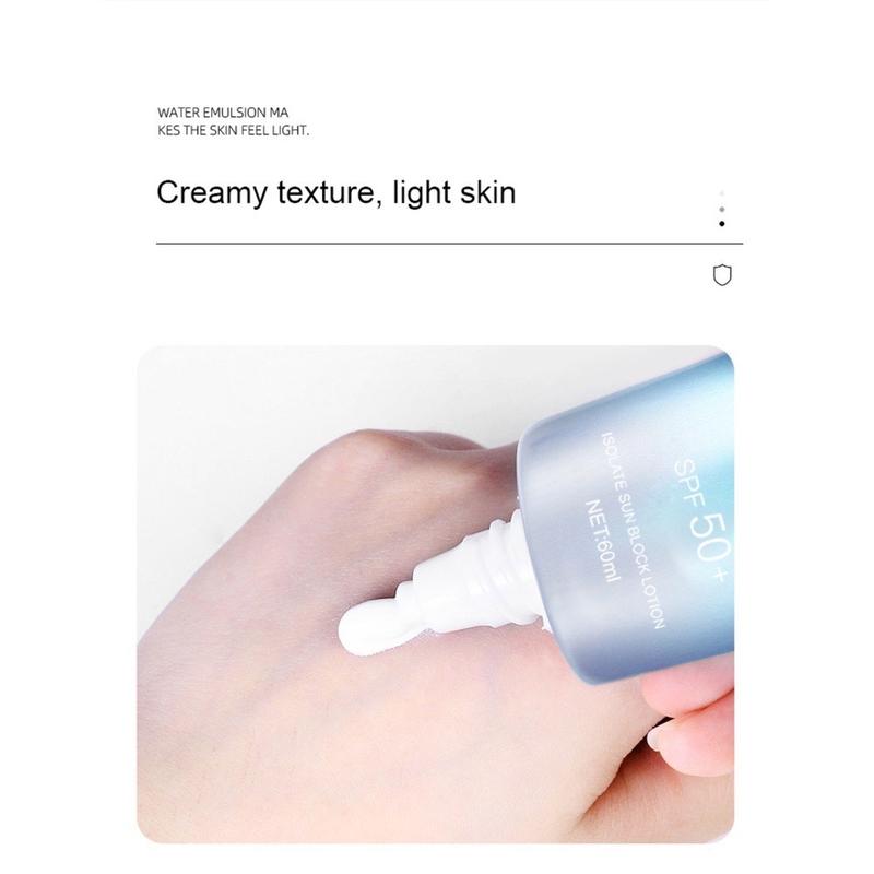 Product Introduction of Kem Chống Nắng Sữa Bò M299, Công Thức Mới, Chống Tia UV SPF50, Chống Mồ Hôi, Nhẹ, Không Thấm Nước, Hấp Thụ Nhanh, Dễ Thoa, Không Để Lại Vết Thâm Trên Da. 6