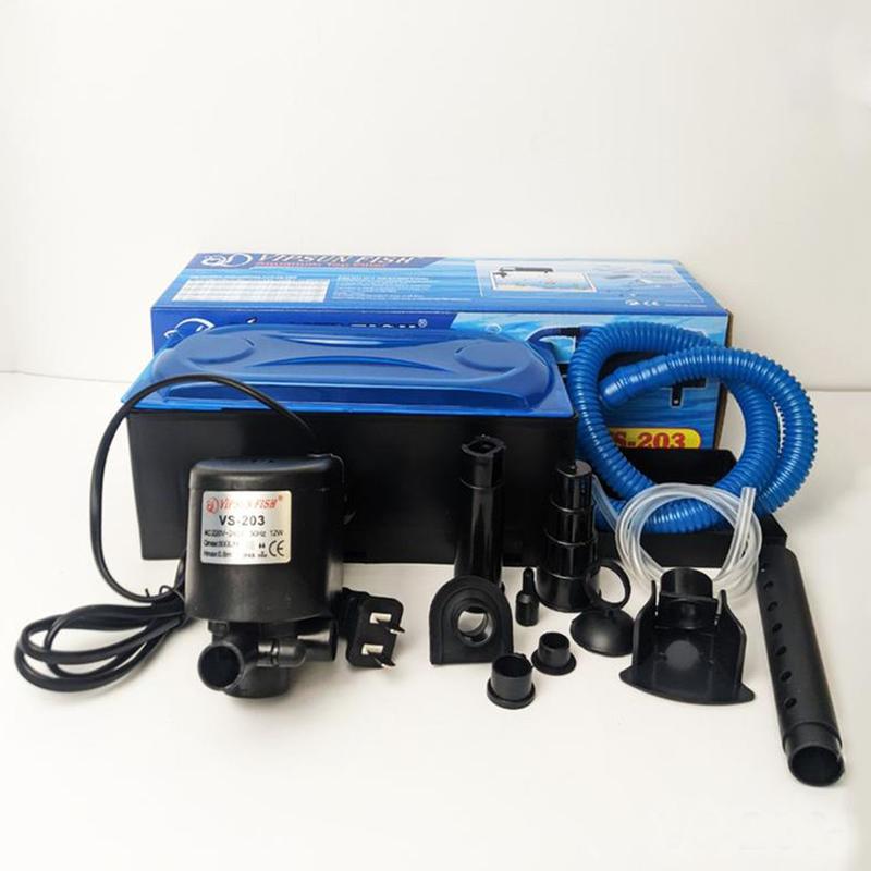 MÁY BƠM LỌC NƯỚC HỒ CÁ CAO CẤP VIPSUN FISH - VS 203 - C/SUẤT 12W - LƯU LƯỢNG NƯỚC 800 LÍT/H - ĐẨY CAO 0.8 MÉT