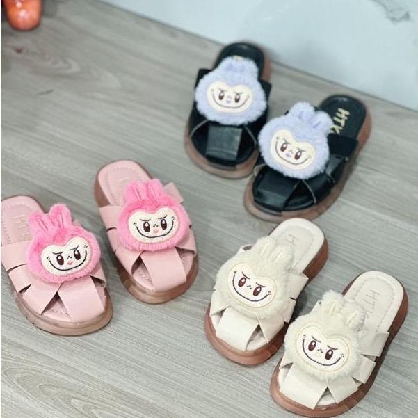 Dép sục rọ mũi gấu labubu cho bé gái dễ thương hót dép labubu