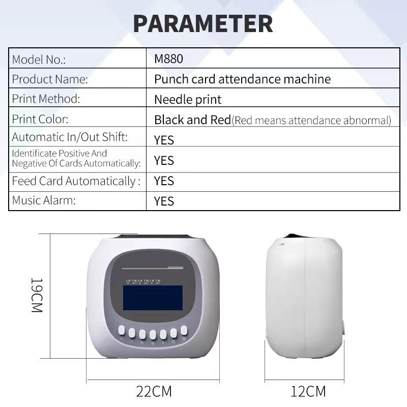 Pony Punch Card Machine Attendance Machine Time Recorder Local Warranty Local-Card Set 7