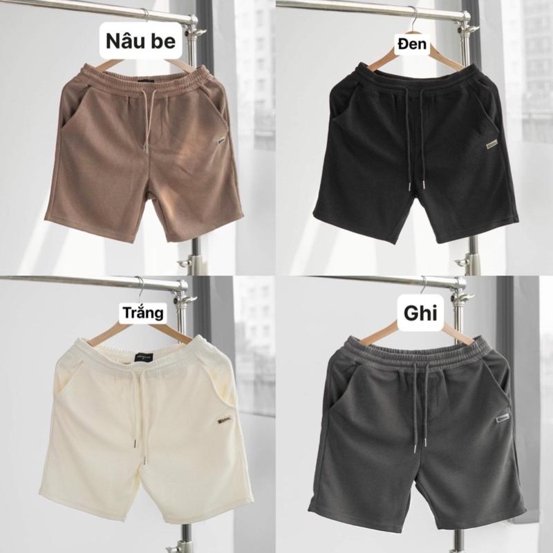 Product Introduction of Combo 4 Quần Short Cotton Tổ Ong Nam Menswear, Mặc thoáng mát Có Túi 2