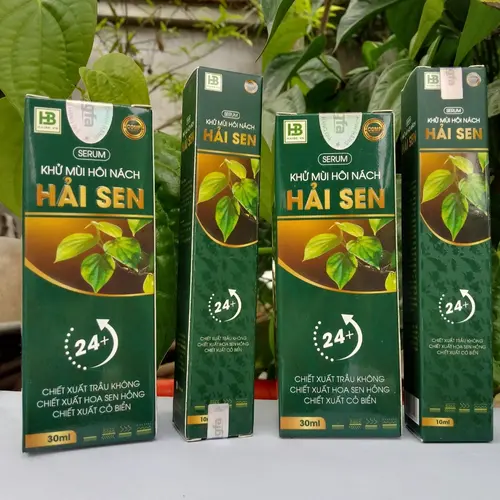 Xịt khử mùi hôi nách Hải Sen giúp khử mùi hôi nách hôi chân dùng cho nam và nữ