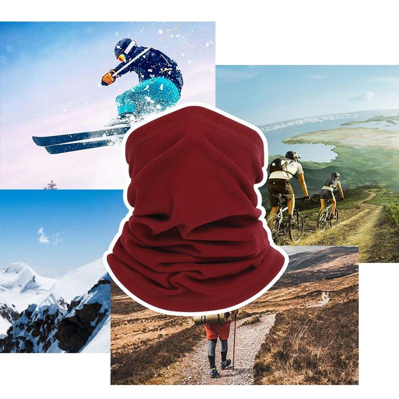 Product Introduction of Outdoor Men Women Windproof Polar Fleece Thermal Tube Scarf Magic Cycling Scarf Neck Warmer Half Face Mask 21