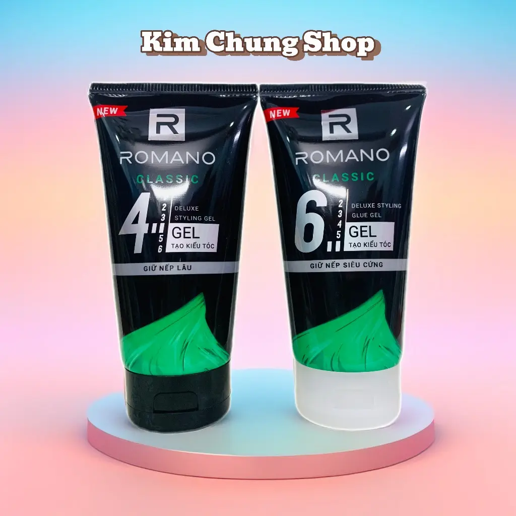 Gel tạo kiểu tóc Romano Classic hương nước hoa giữ nếp lâu, siêu cứng 150g