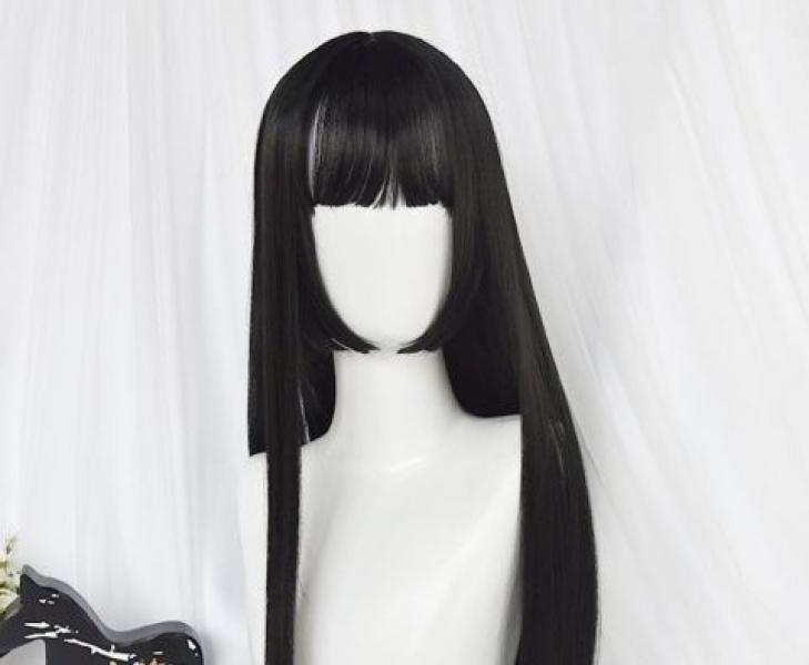 Product Introduction of Princess Qi Bangs Riman Cut Style Long Straight Hair Wig for Women DAIA Wig Layered Hair Extension 6