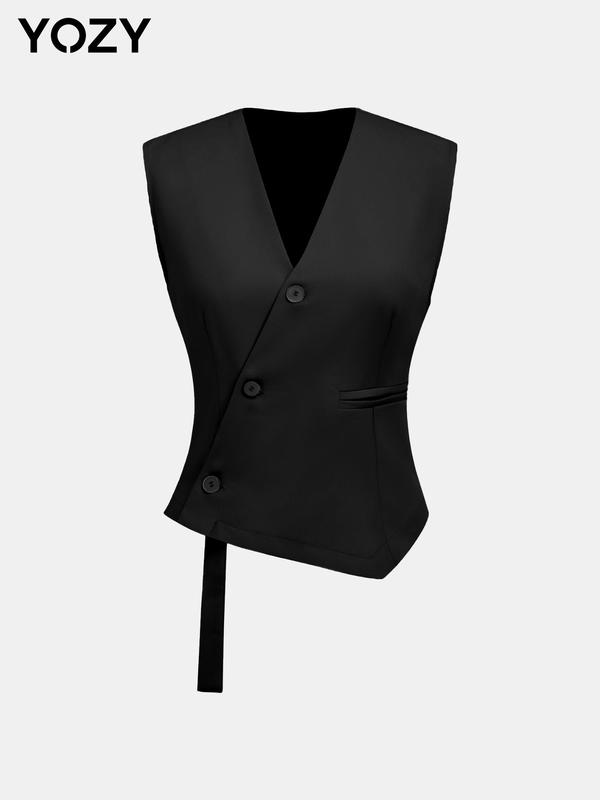 Fashion Solid Color V-Neck OL Commuter Sweater Fashion Solid Color V-Neck OL Commuter Sweater