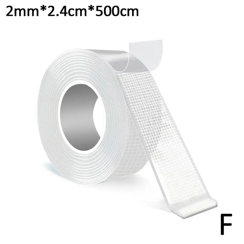 Băng Dính Nano, Keo Dính Ma Thuật Không Dấu Vết, Chất Kết Dính Trong Suốt, Chất Kết Dính Acrylic, Băng Dính Hai Mặt, X7R6 8