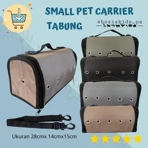 SMALL TABUNG PET CARRIER CARIER MINI SUGAR GLIDER TAS SELEMPANG TUPAI HAMSTER LANDAK MINI PET CARGO TAS JALAN-JALAN TRAVELING HEWAN KECIL