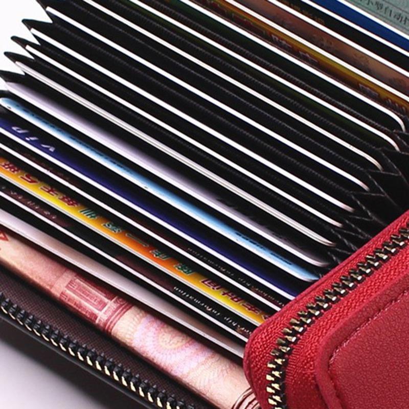 Product Introduction of FreeHummingbird #  PU Function 24 Bits Card Case Business Card Holder Men Women Credit Passport Card Bag ID Passport Card Wallet 45