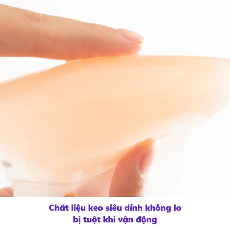 Miếng Dán Nâng Nguc Silicone Cài Trước Dán Siêu Chắc Không Tuột YUKI STORE 0138 3