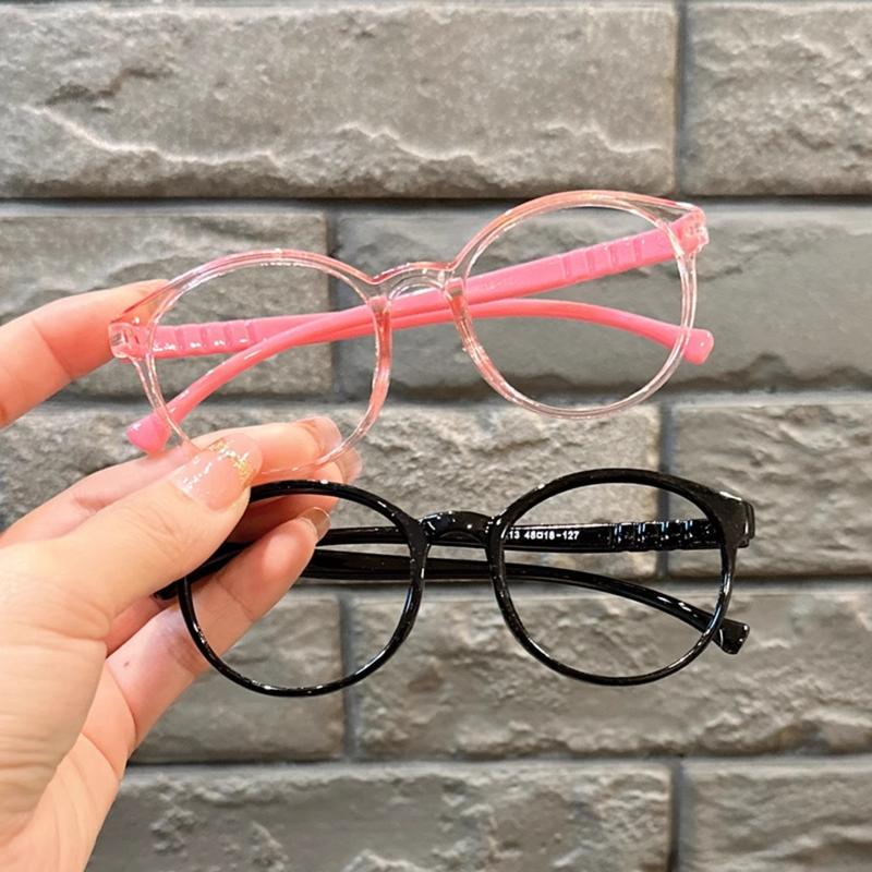 Product Introduction of Anti-Rad&Anti-blue Eyeglasses for Kids To Protect The Eye Glass Against Blue Light Eyeglasses Replaceable Lens Round Shape for Boys Girls Baby 5