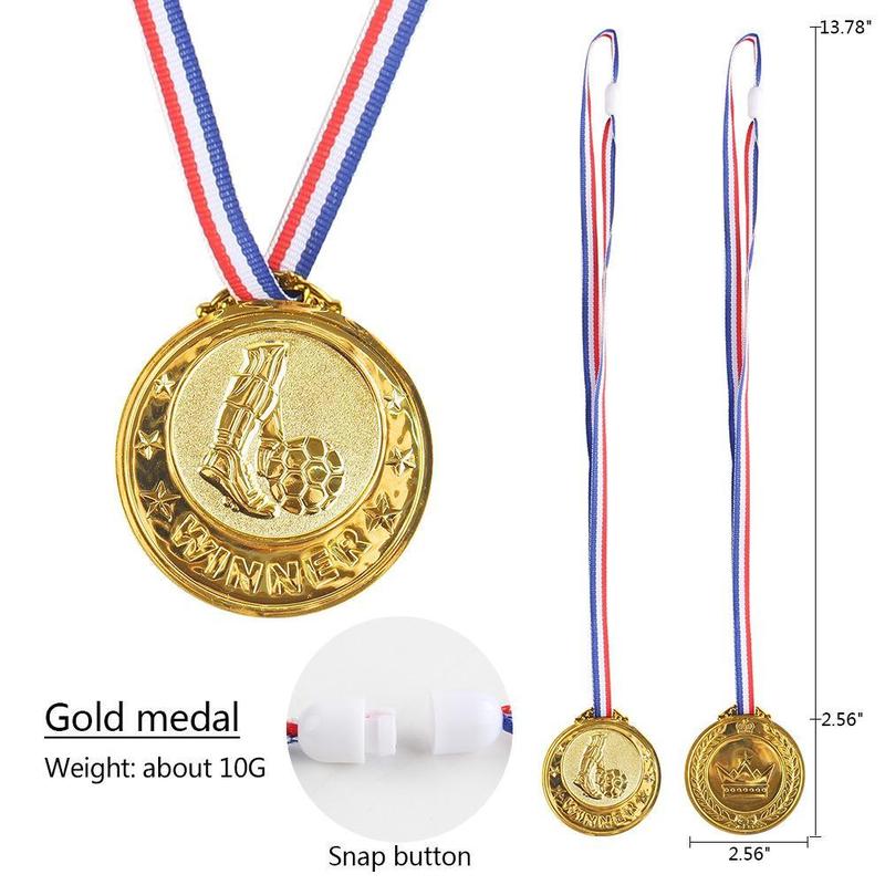 Product Introduction of Soccer Ear Champion Medal Award Prop 65cm Diameter D0T2 38