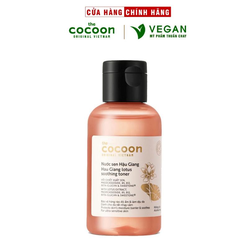 Toner nước cân bằng da SEN Hậu Giang Cocoon 140ml - cấp ẩm cho da