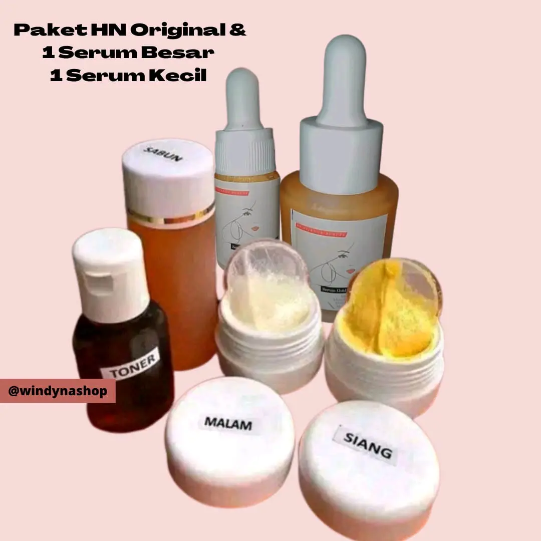 Paket HN ORI 2 Serum Besar Dan Kecil