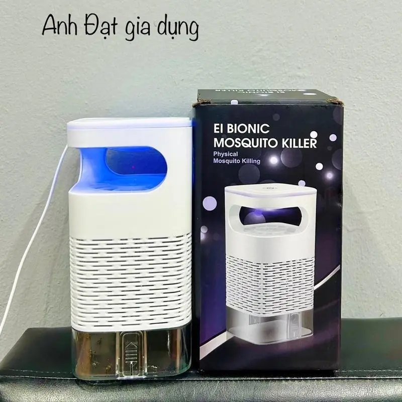 ( Loại 1+ Củ sạc ) Đèn Bắt Muỗi Thông Minh Cao Cấp ( cao 21.5cm ) - Diệt Côn Trùng Hiệu Quả - Bảo Hành 1 Đổi 1 0