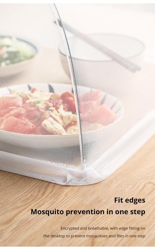 Product Introduction of Dining Table Cover, Food Cover, Dust-proof and Fly-proof Food Cover, Leftovers, Large Food Net. 1