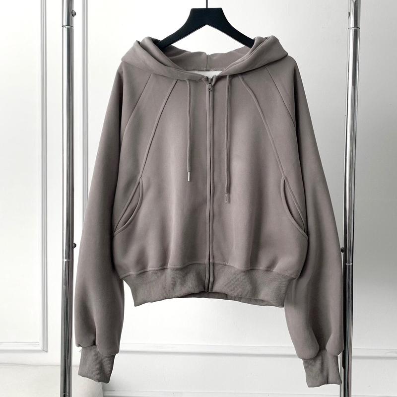 X10 Áo khoát nỉ 2 da [trơn chạy viền áo] chiều dài 54cm Hằng tidy Nữ form 40-60kg . mang đi nắng thoải mái. Women