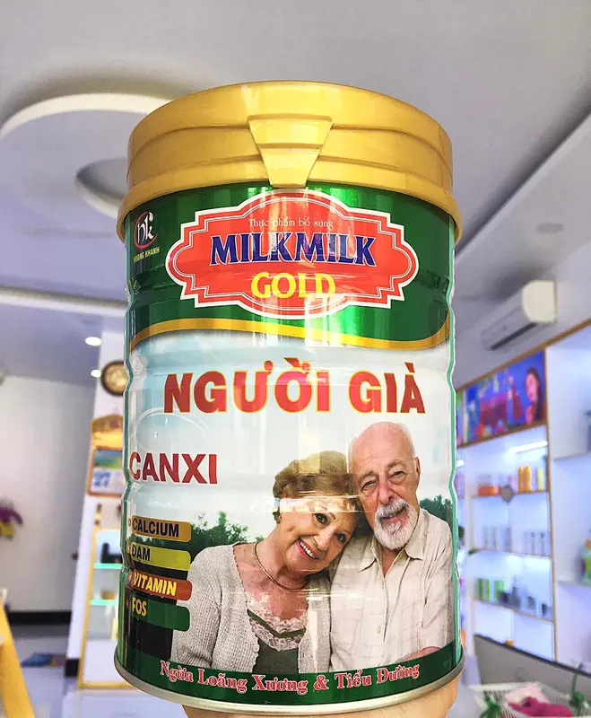 Sữa canxi dành cho người già Milkmilk Gold canxi lon 900g 4