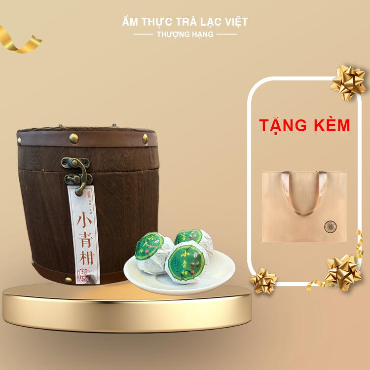 Trà Phổ Nhĩ Quýt Vân Nam Thùng Gỗ 500g Cao Cấp