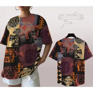 Jersey Kaos Fullprint 3D pria wanita motif karakter animal kekinan