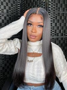 13x6 Lace Front Human Hair Wigs, 150% Density Straight Wigs for Women, Natural Fluffy Wigs with Baby Hair, Breathable and Comfortable Wigs for Daily Life