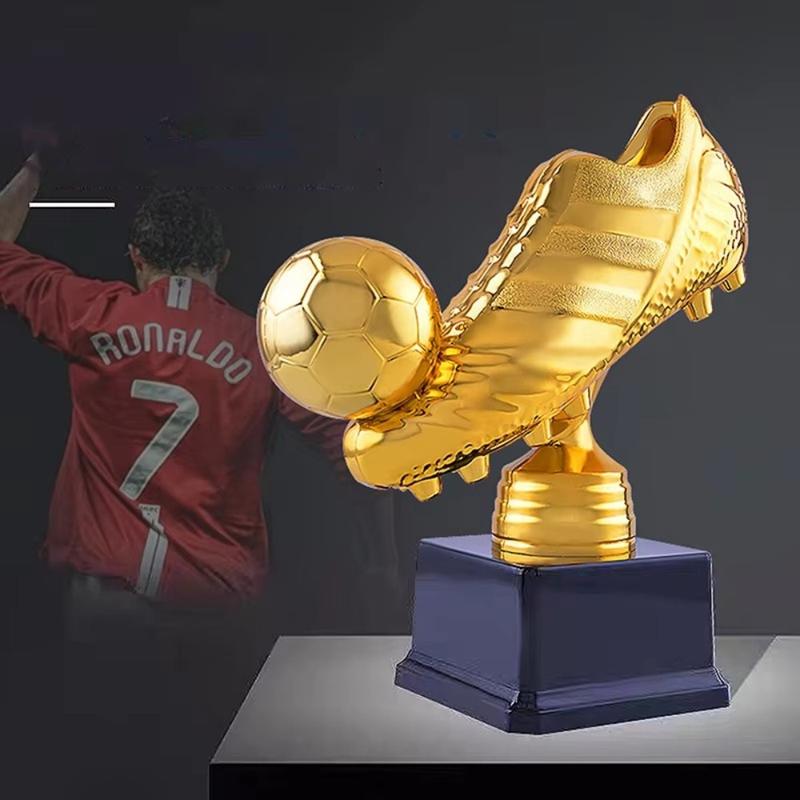 Product Introduction of Model European Football Golden Boot Award Trophy Plastics Football Match Soccer Fans Souvenir Cup Excellent Player Award Competition Honor Football Shoe Award Home Decor 9