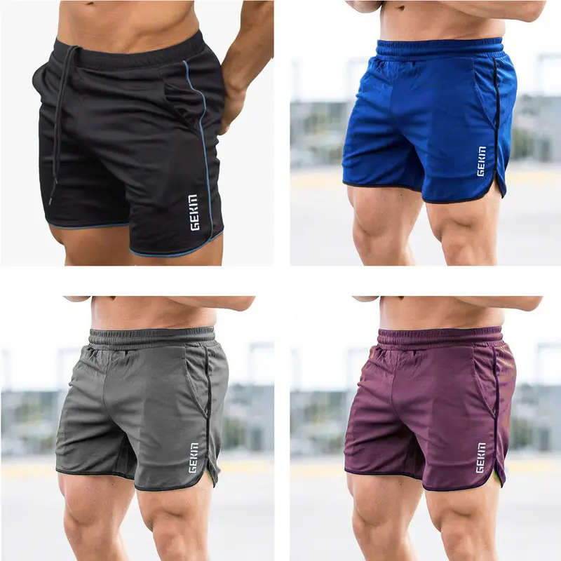 QUẦN ĐÙI THỂ THAO, CHẤT MÈ THÁI THOÁNG MÁT CO GIÃN 4 CHIỀU, SIZE 45 - 100 kg. MẪU VIỀN GEKIN 7