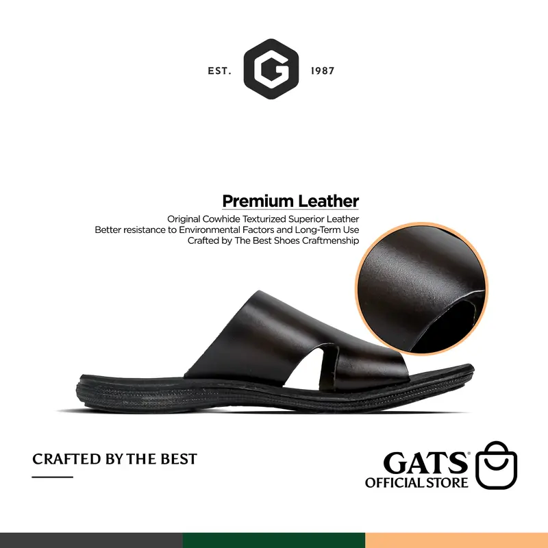GATS - SR 003 - Sandal Kulit Pria Casual 3