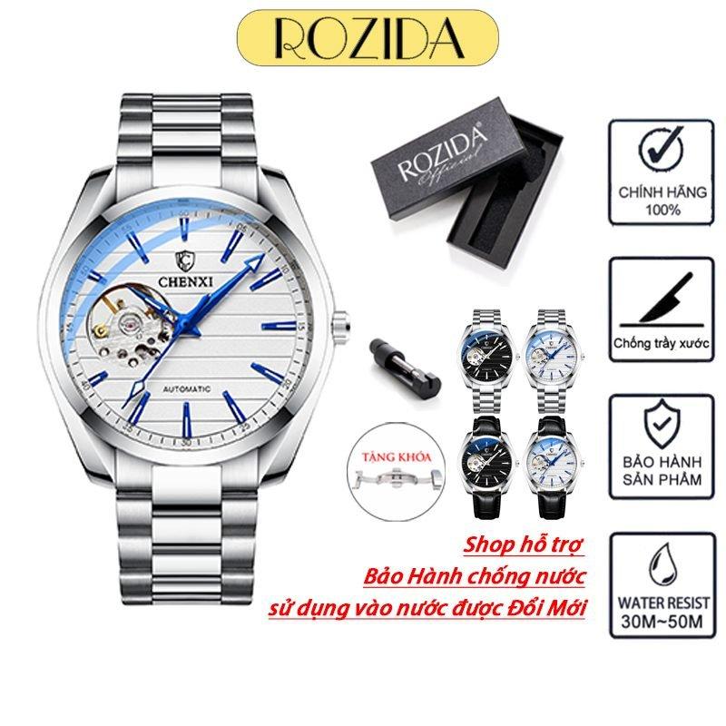 Đồng hồ cơ lộ nam chính hãng CHENXI Automatic tự động thép đúc chống nước tuyệt đối trẻ trung sang trọng Roozida DH61 Đeo Tay Watch đồng  hồ