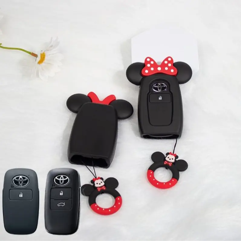 Toyota Avanza Veloz Raize - Cute Dino Case Kunci Mobil Key Cover Car 6