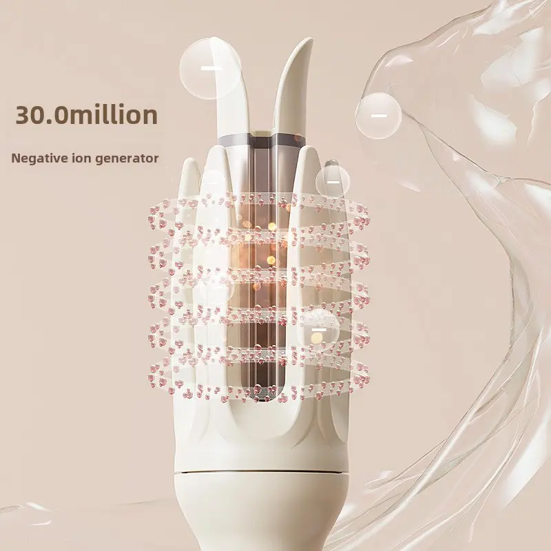 Full-Automatic Hair Curler Big Wave Anion Lasting Setting Hair Curler Hair Curler Rotation Hair Curler,Hair Curler,  Curling Iron,  Automatic Curling Iron, Hair Curler Automatic Rotating, Hair Crimper for Women, 3 Temperatures Adjustable (Pink) 4