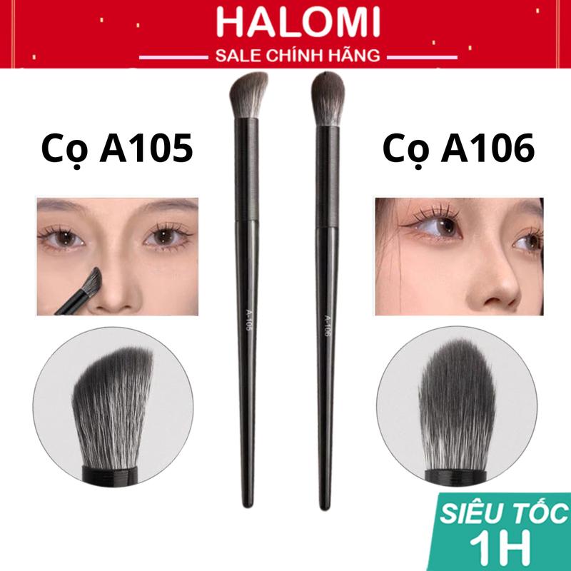 Cọ trang điểm mũi HALOMI cao cấp thiết kế lông cọ mềm mượt chuyên dùng cho tạo khối bắt sáng