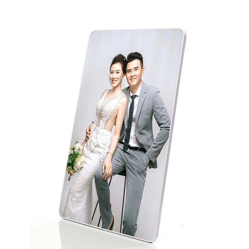  KHUNG ĐỂ BÀN SIZE 13X18 TRÁNG GƯƠNG Decor Khung Tranh Decor Khung Tranh  Treo Tường Decor Phòng đơn để bàn 