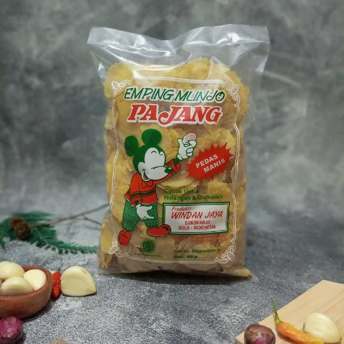 Emping melinjo tipis ukuran kecil SP mentah kualitas super  400 / 500gr Camilan Food Pedas Snacks snak